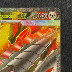 Mega Excadrill ex 103/084 - Full Art Ultra Rare - Pitch Black Pokemon TCG - NM/M - Image 3