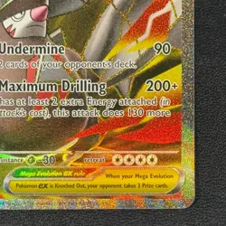 Mega Excadrill ex 103/084 - Full Art Ultra Rare - Pitch Black Pokemon TCG - NM/M - Image 4