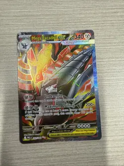 NM Pokemon Pitch Black Mega Excadrill ex 103/084 Ultra Rare Full Art - Image 1