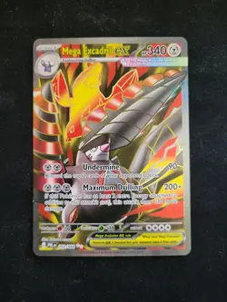 NM Pokemon Pitch Black Mega Excadrill ex 103/084 Ultra Rare Full Art - Image 1