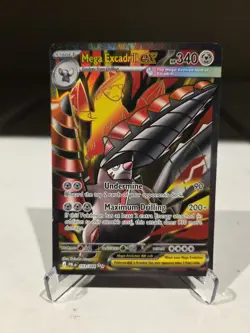 NM Pokemon Pitch Black Mega Excadrill ex 103/084 Ultra Rare Full Art Pack Fresh - Image 1