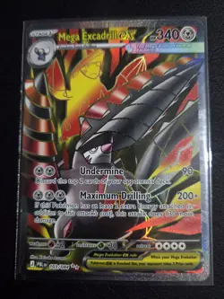 Mega Excadrill ex 103/084 Full Art Ultra Rare Pokemon Pitch Black - Image 1
