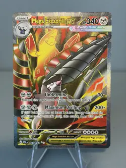 Mega Excadrill ex 103/084 Full Art Ultra Rare Pokemon Pitch Black ME05 English - Image 1