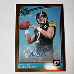2018 Donruss Optic MASON RUDOLPH Rated Rookie Autograph Preview Edition /24 (RC) - Image 1