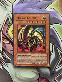 DCR-018 Mirage Knight Super Rare 1st Edition Near Mint Condition Yugioh Card - Image 1