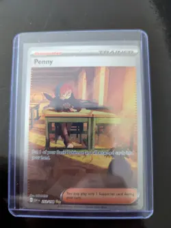 Pokemon TCG Scarlet & Violet Penny Illustration Card 252/198 Special Edition - Image 1