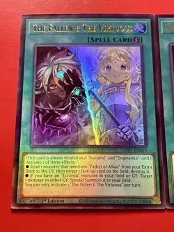 2x The FaLLen & The Virtuous | CH01-EN019 | Ultra Rares | 1st Edition | YuGiOh! - Image 3