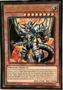 Yu-Gi-Oh! TCG The Bystial Lubellion CH01-EN010 Ultra Rare 1st Edition Near Mint - Image 1