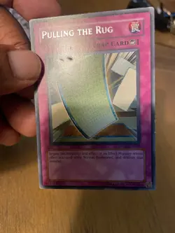 YUGIOH - PULLING THE RUG - RARE - STON - UNLIMITED - MP - Image 2