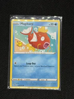 Magikarp 039/192 Reverse Holo & LP Rebel Clash Pokemon TCG NM (2 CARDS) - Image 2
