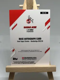 Ragnar Ache Sapphire Auto /10 - FC Koln Topps Bundesliga Sapphire 25/26 - Image 3