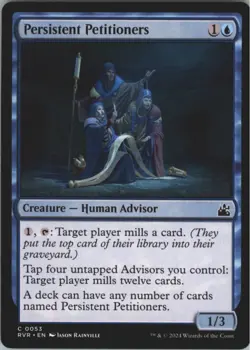 Persistent Petitioners [Ravnica Remastered] Magic MTG LP 053 - Image 1