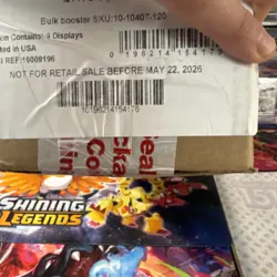 Pokemon TCG ME04 Mega Evolution CHAOS RISING 6 BOX BOOSTER CASE Sealed IN HAND - Image 3
