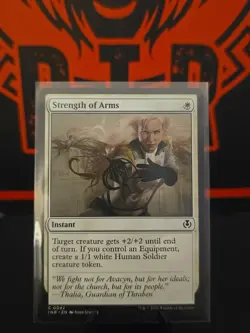 Strength of Arms [Innistrad Remastered] Magic MTG C 0042 - Image 1