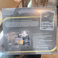 Pokemon TCG Elite Trainer Box Mega Evolution—Pitch Black Booster & Promo & Packs - Image 2