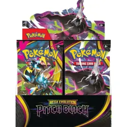 Pokemon TCG: Mega Evolution-Pitch Black Booster Display Box (36 Packs) - PRESALE - Image 1