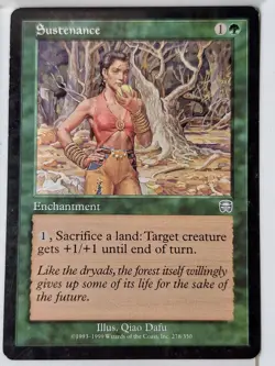 Sustenance - Mercadian Masques - Magic the Gathering MTG Nice! - Image 1