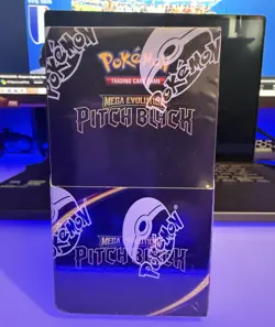 Pokemon TCG Mega Evolution: Pitch Black half booster box 18 packs Brand new - Image 1
