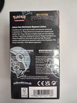 Pokemon TCG Mega Evolution—Pitch Black Sealed Half Booster Box 18 Packs - Image 2