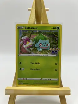 Pokemon TCG - Bulbasaur SWSH231 Black Star Promo Pokemon Go NM/M free post - Image 1