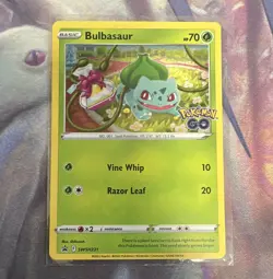 Pokemon TCG Bulbasaur SWSH231 Black Star Promo Holo Pokemon Go - Image 1