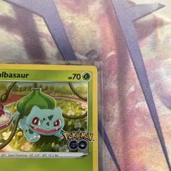 Pokemon TCG Bulbasaur SWSH231 Black Star Promo Holo Pokemon Go - Image 4