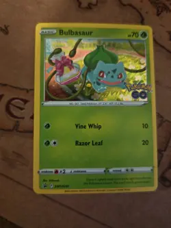 Pokemon TCG Bulbasaur Pokemon Go SWSH231 Black Star Promo - Image 1