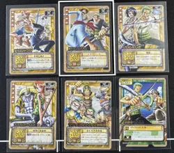 One Piece Carddass Hyper Battle Bulk Lot Nami Zoro Sanji Luffy - Set of 6 Cards - Image 1