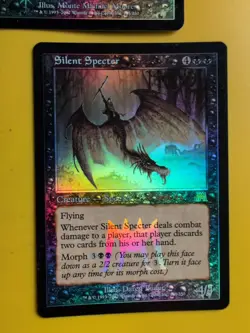 Silent specter & Aphetto Dredgling Onslaught. MTG Card. Old vintage FOIL. - Image 2