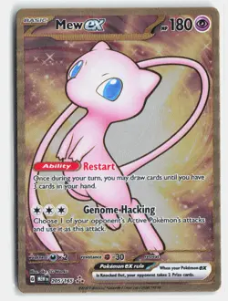 Mew ex (151 Metal Card) 205/165 Double Rare SV: Scarlet & Violet 151 Pokemon - Image 1