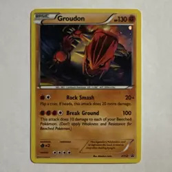The Pokemon Company Groudon XY52 XY Promo Holo Pokemon Card 130 HP English 2015 - Image 1