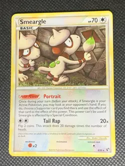Smeargle 8/90 Holo - Undaunted Pokemon Card - NM - Image 1