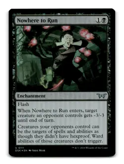 Nowhere to Run 111 Uncommon Duskmourn: House of Horror MTG Foil NM/M ~11007 - Image 1