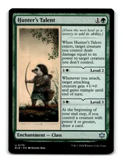 Hunter's Talent 179 Bloomburrow Magic: The Gathering ~A3-258 - Image 1