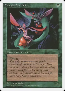 MTG | 4x SCRYB SPRITES x4 | 4ED Fourth 4th Edition | Nearmint | Ships Free! - Image 1