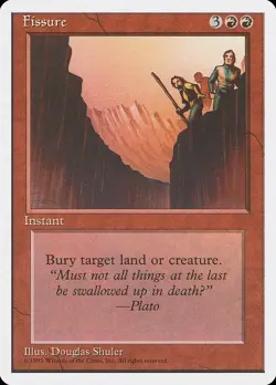 MTG | 4x FISSURE x4 | 4ED Fourth 4th Edition | Light Play | Ships Free! - Image 1