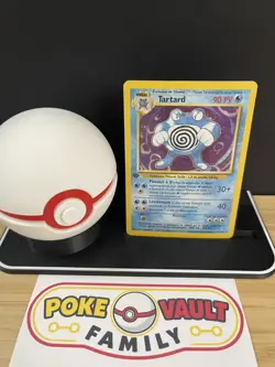 1999 Pokemon TARTARD #13/102 French Poliwrath Base Set 1st Edition Holo Rare MP - Image 1