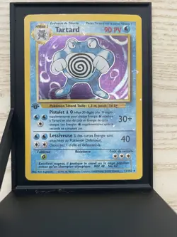 1999 Pokemon TARTARD #13/102 French Poliwrath Base Set 1st Edition Holo Rare MP - Image 2