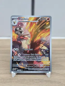 Blaziken 192/182 Destined Rivals Illustration Rare Full Art Holo 170 HP English - Image 3