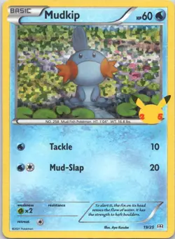 2021 McDonald's 25th Anniversary Promos Mudkip - 19/25 HOLO PROMO #019/025 - Image 1