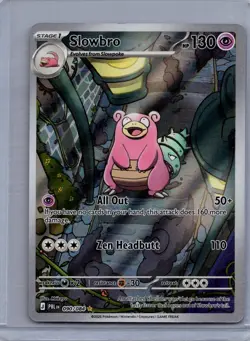 SLOWBRO 090/084 ILLUSTRATION RARE PITCH BLACK POKEMON HOLO NM/M - Image 1