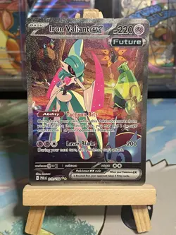 NM-Mint Iron Valiant ex - 249/182 - Special Illustration Rare Pokemon Paradox Ri - Image 1