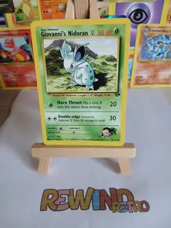 Pokemon TCG Giovanni's Nidoran Gym Challenge 75/132 Regular - Image 1