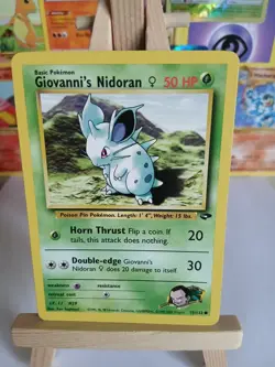 Pokemon TCG Giovanni's Nidoran Gym Challenge 75/132 Regular - Image 2
