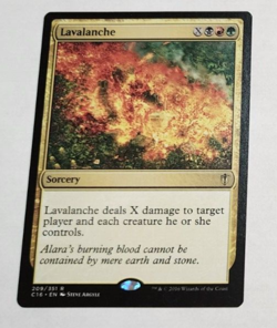 MTG Lavalanche 209 C16 Commander 2016 Rare LP x1 - Image 1