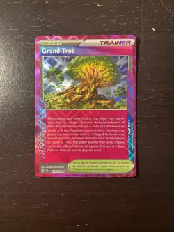 Grand Tree 136/142 SV07: Stellar Crown ACE SPEC Rare Holofoil EN Pokemon NM - Image 1