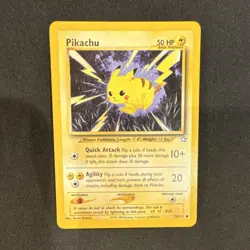 Nintendo Pokemon TCG Pikachu 70/111 Base Set Unlimited Common English 1999 50HP - Image 1