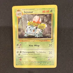 Wizards of the Coast Pokemon TCG Base Set 2 Ivysaur 44/130 Uncommon 60 HP - Image 1