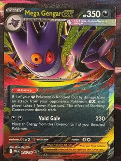 Pokemon - Mega Gengar ex 056/094 - Phantasmal Flames Double Rare - NM - Image 1