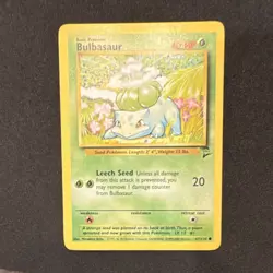 Wizards of the Coast Pokemon TCG Base Set Bulbasaur 67/102 Regular Common 40 HP - Image 1